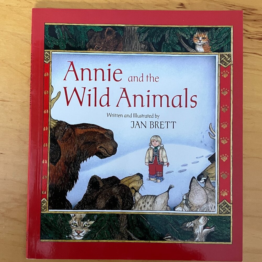 Annie and the Wild Animals Jan Brett Paperback Classic Childrens Book BRAND NEW